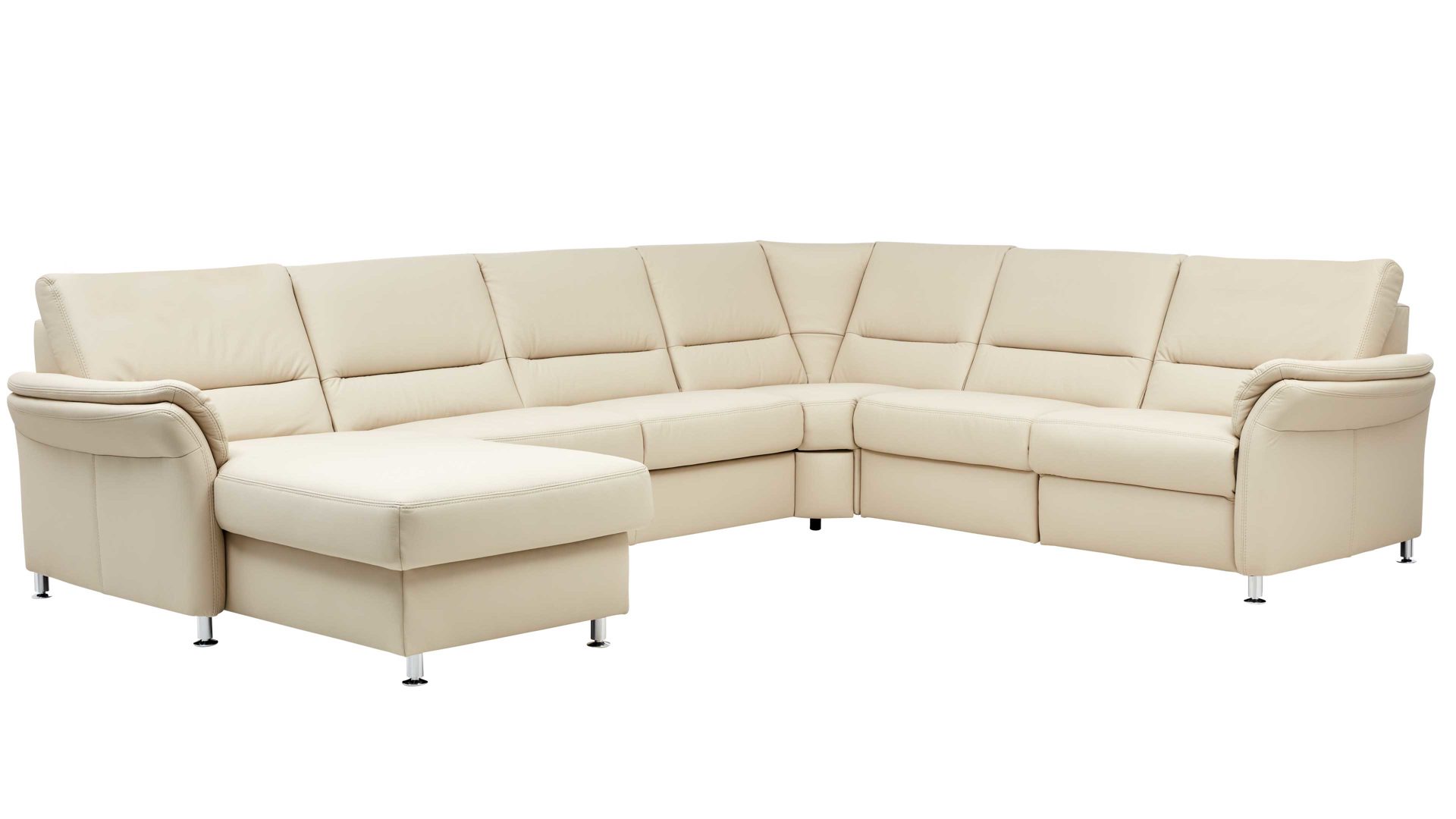 Modulmaster Wohnlandschaft MM-PN1049 ca. 173x304x236cm in Leder Torro ecru Modulmaster Wohnlandschaft MM-PN1049 ca. 173x304x236cm in Leder Torro ecru
