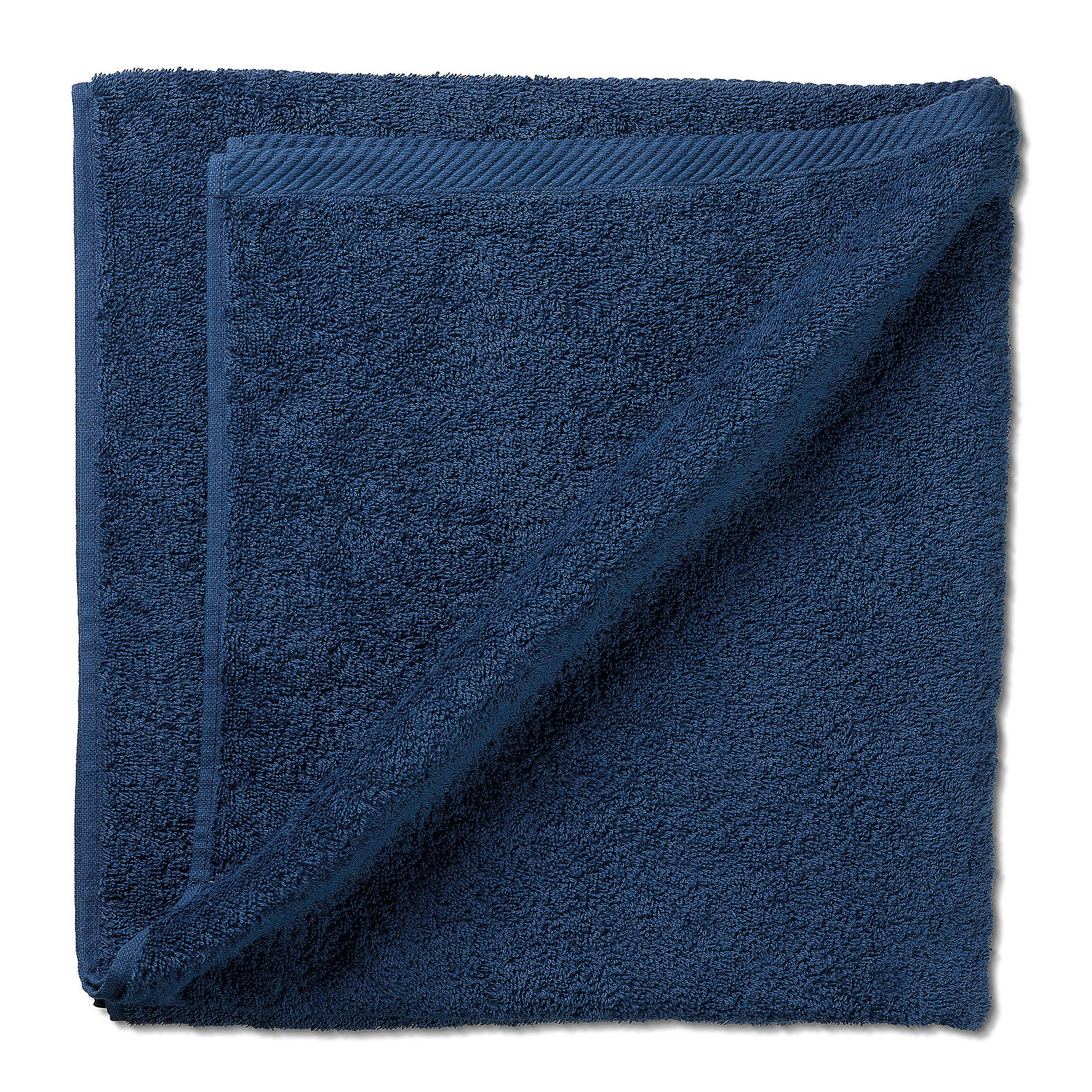 Kela Duschtuch LADESSA in Farbe Malvenblau, towel, 浴巾, 海军蓝, 棉质毛巾, 纹理面料, Handtuch, Badetuch, Marineblau, Baumwolle, Texturierter Rand