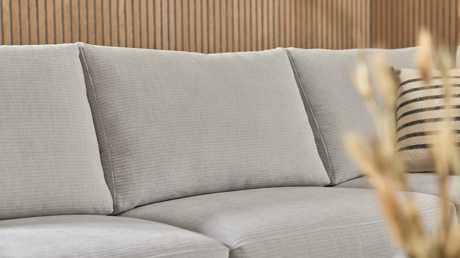 Interliving Polsterecke IL 4255 in Stoff Mara silber