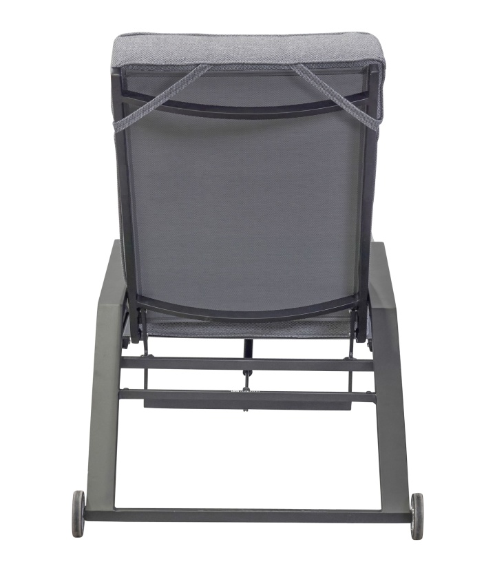 Liege SONDRINO in Schwarz Liege SONDRINO in Schwarz, Moebel, Stuhl, Leinwand