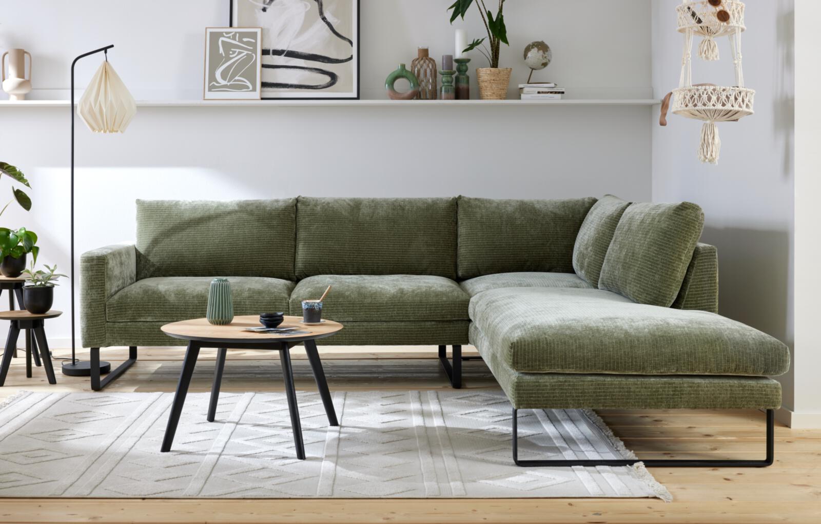 Roomio Polsterecke NO. 4105 ca. 264x221cm in Stoff Monty turtle