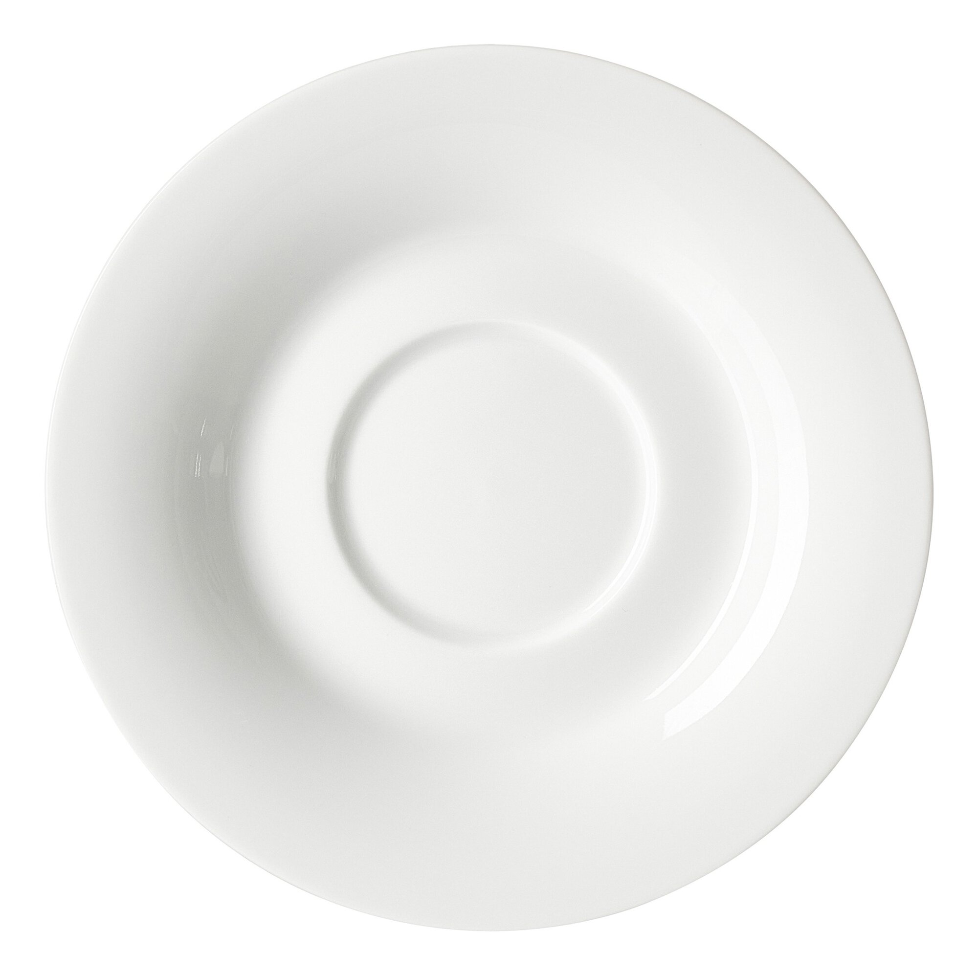 Ritzenhoff & Breker Tee-Untertasse OSTFRIESE 12,5cm aus Porzellan weiß, Teller, Porzellan, weiß, Tafelservice, Untertasse