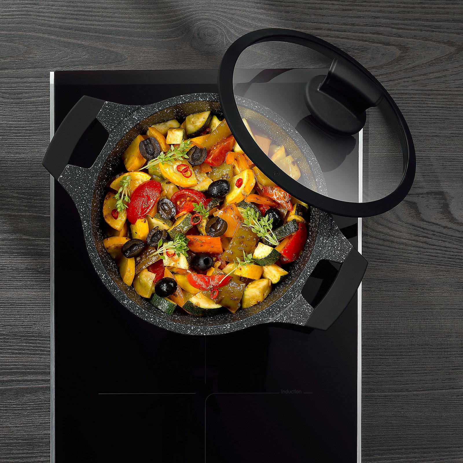 Kela Kochtopf Stella Nova STELLA NOVA in Schwarz, Kochgeschirr, Kochtopf, Essen, Topf