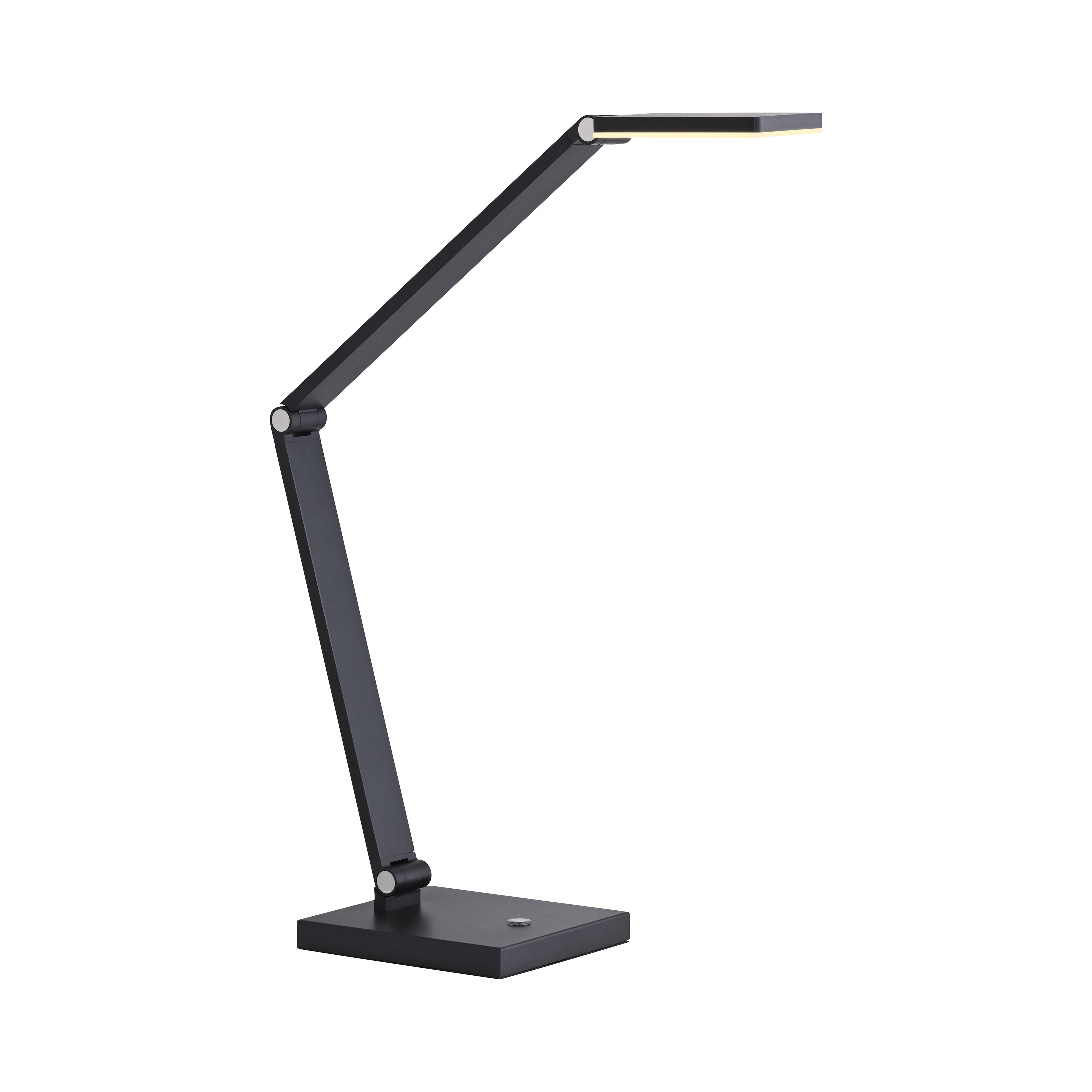 Paul Neuhaus LED-Tischleuchte SAMSKY 1-flammig in Farbe grau, Schreibtischlampe, LED-Lampe, verstellbar, Metall, schwarz