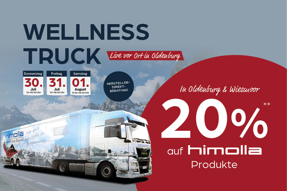 wellness, truck, truck advertising, semi-trailer, blue truck