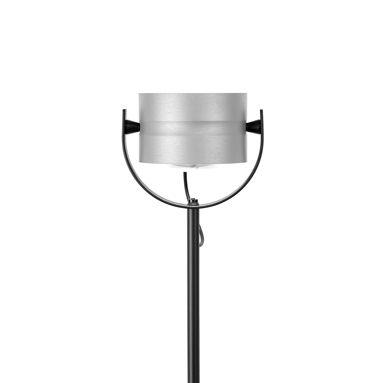 B-Leuchten LED-Stehleuchte Durchmesser ca. 24cm, Höhe ca. 155cm in Alu eloxiert, Lampe