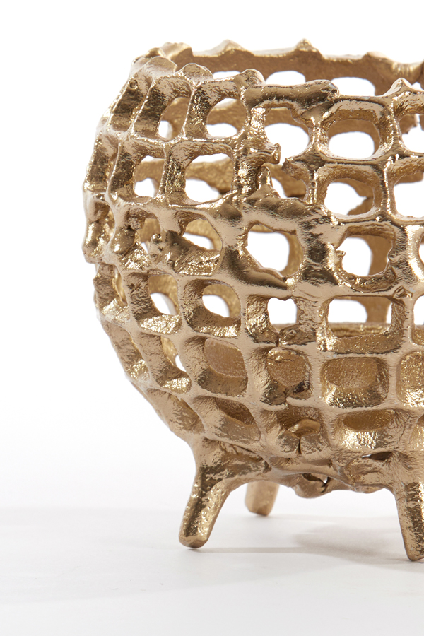 Teelicht PURCINA in antik gold