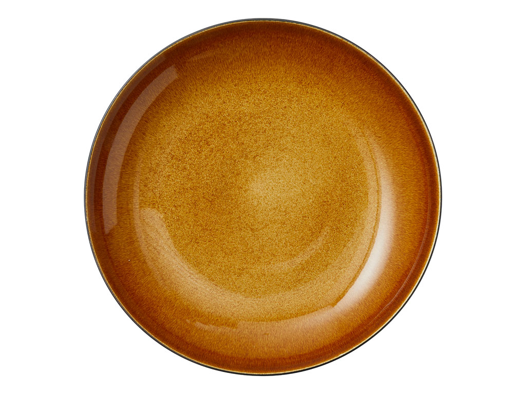 BITZ Platte 40 cm in Farbe schwarz/amber