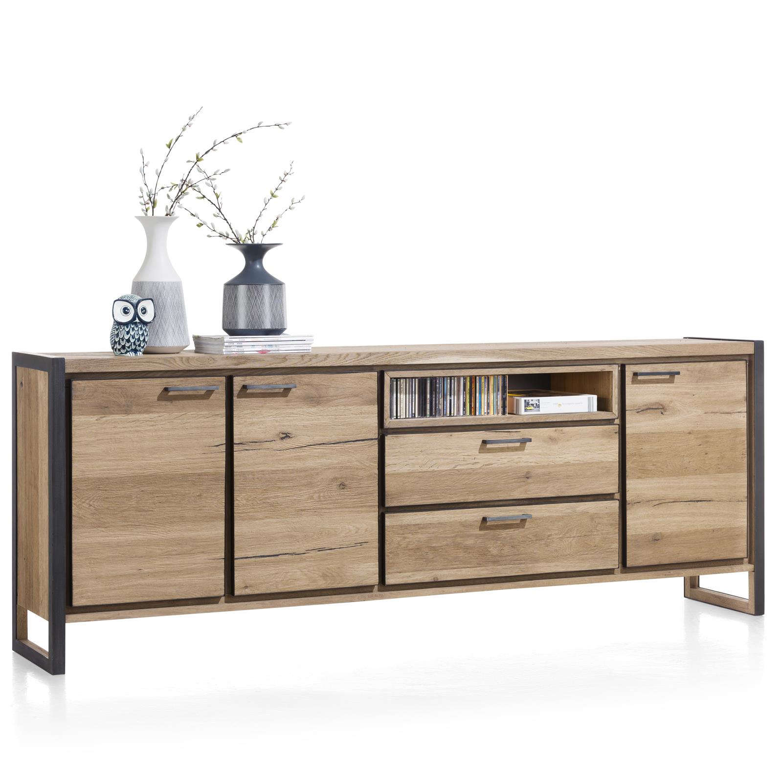 Henders & Hazel Sideboard Metalo in Railway brown