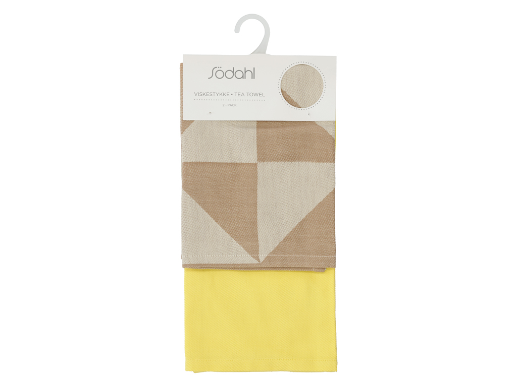 F&H Geschirrtuch TWIST in Farbe Braun
