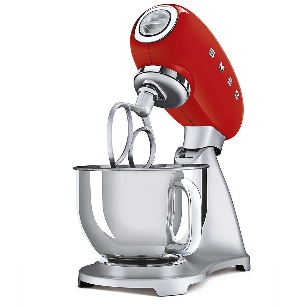 Smeg Küchenmaschine SMF02 in Rot, 800 Watt