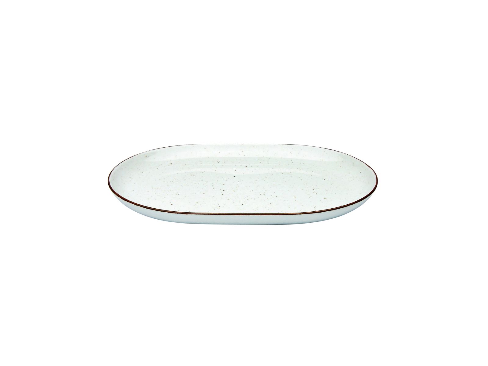 CreaTable Platte Vintage Nature in Farbe Weiß glänzend