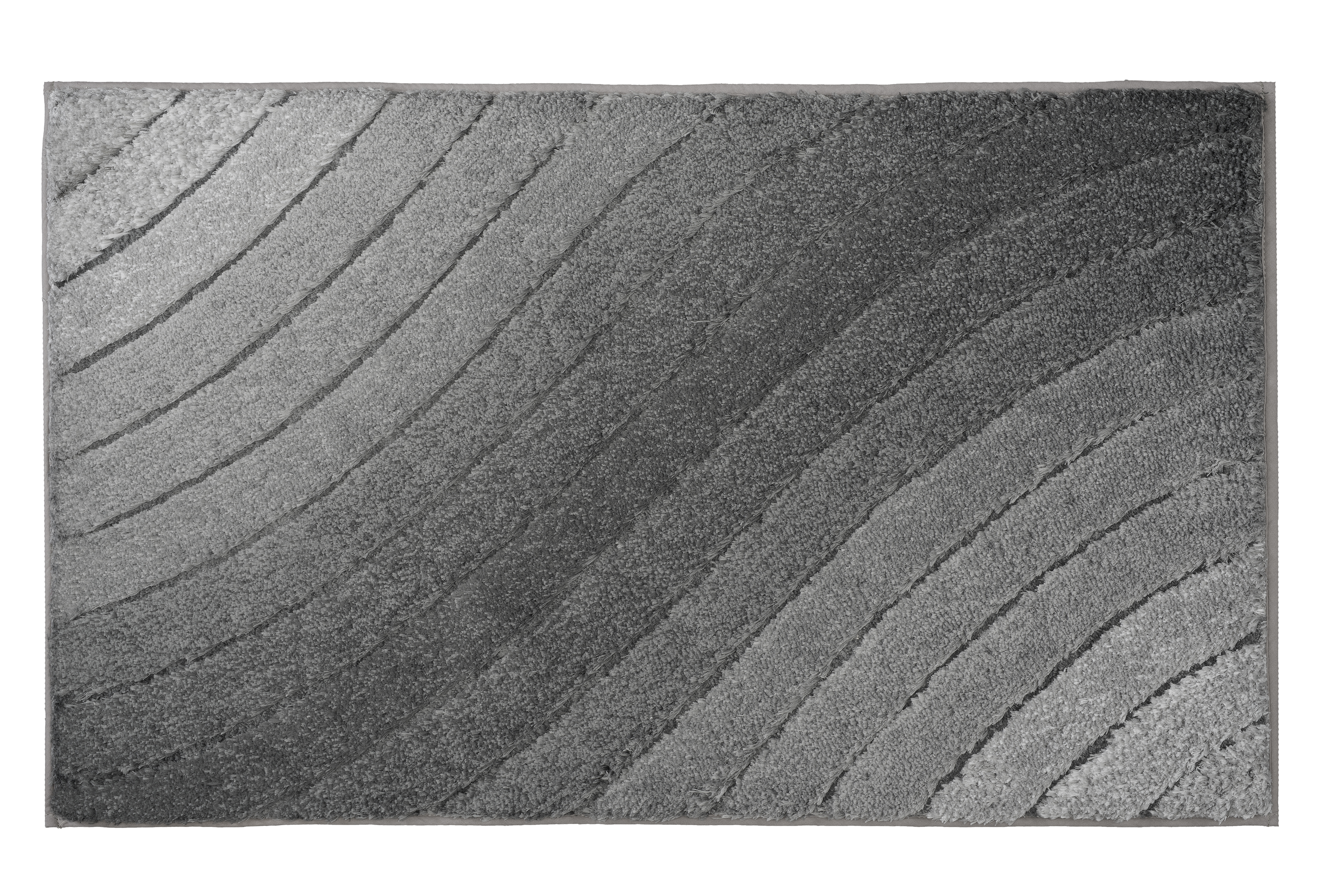 Kleine Wolke Badteppich TENDER ca. 60x100cm in Farbe Anthrazit