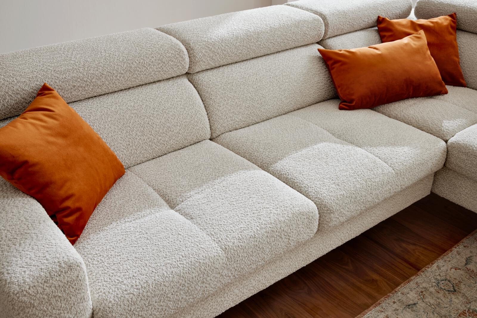 Interliving Polstergruppe IL 4420 ca. 285x207cm in Stoff Grey beige Interliving Polstergruppe IL 4420 ca. 285x207cm in Stoff Grey beige, Kissen, Dekoration für Zuhause, Couch, Mobiliar, Kopfkissen