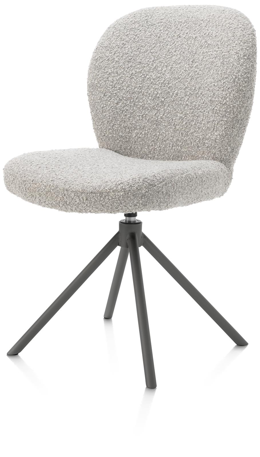 XOOON Stuhl JAXON ca. B51 H85 T63 cm in Stoff Brioni kiesel