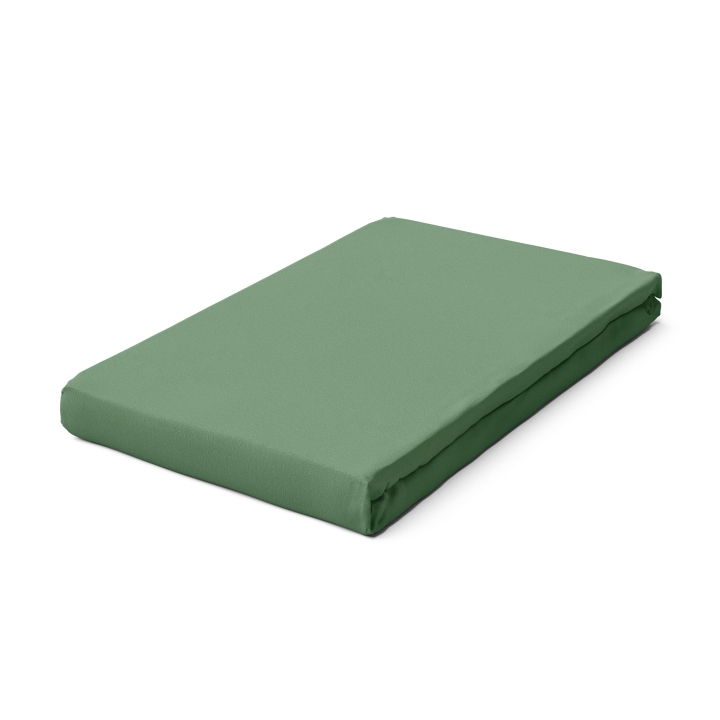 Schlafgut Pure Spannbettlaken ca. 140x200-160x220cm in Farbe Green Mid
