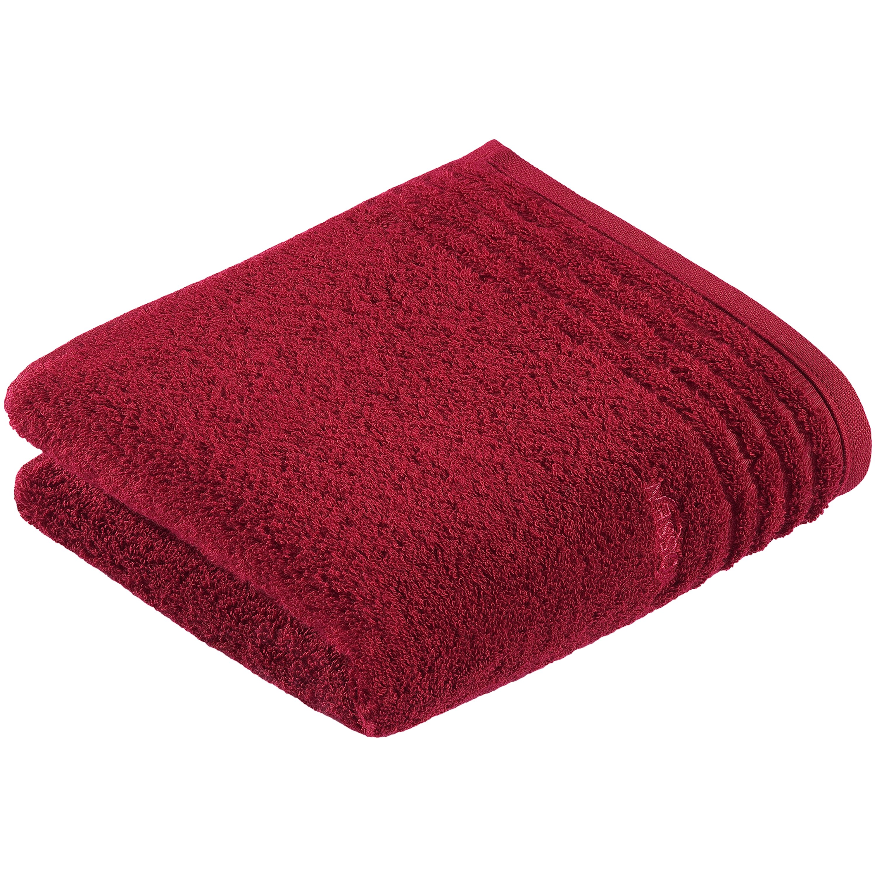 Vossen Handtuch Vienna Style Supersoft ca. 50x100cm in Farbe rubin
