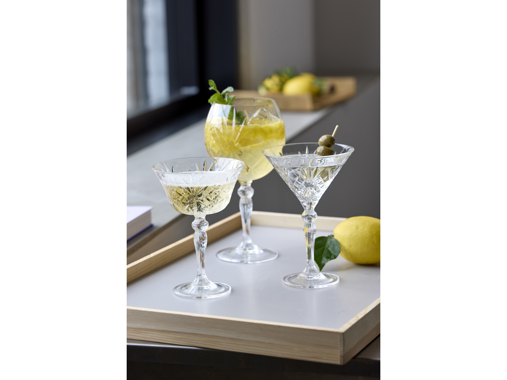 F&H Gin-Tonic Glas MELODIA 0,65 Liter in Farbe Transparent F&H Gin-Tonic Glas MELODIA 0,065 Liter in Farbe Transparent