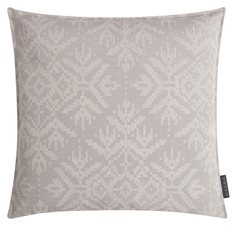 Magma Heimtex Kissenhülle SNOWFLAKE ca. 50x50cm in Farbe beige Magma Heimtex Kissenhülle SNOWFLAKE ca. 50x50cm in Farbe beige, Kissen, Kissenbezug, Muster, Geometrisch, Kissenhülle
