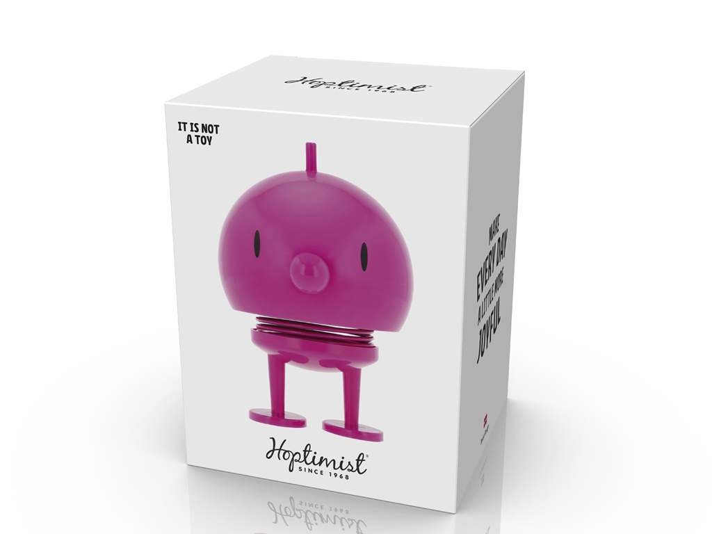 F&H Hoptimist BUMBLE M ca. B8,5 H9,5 T7,4 cm in pink