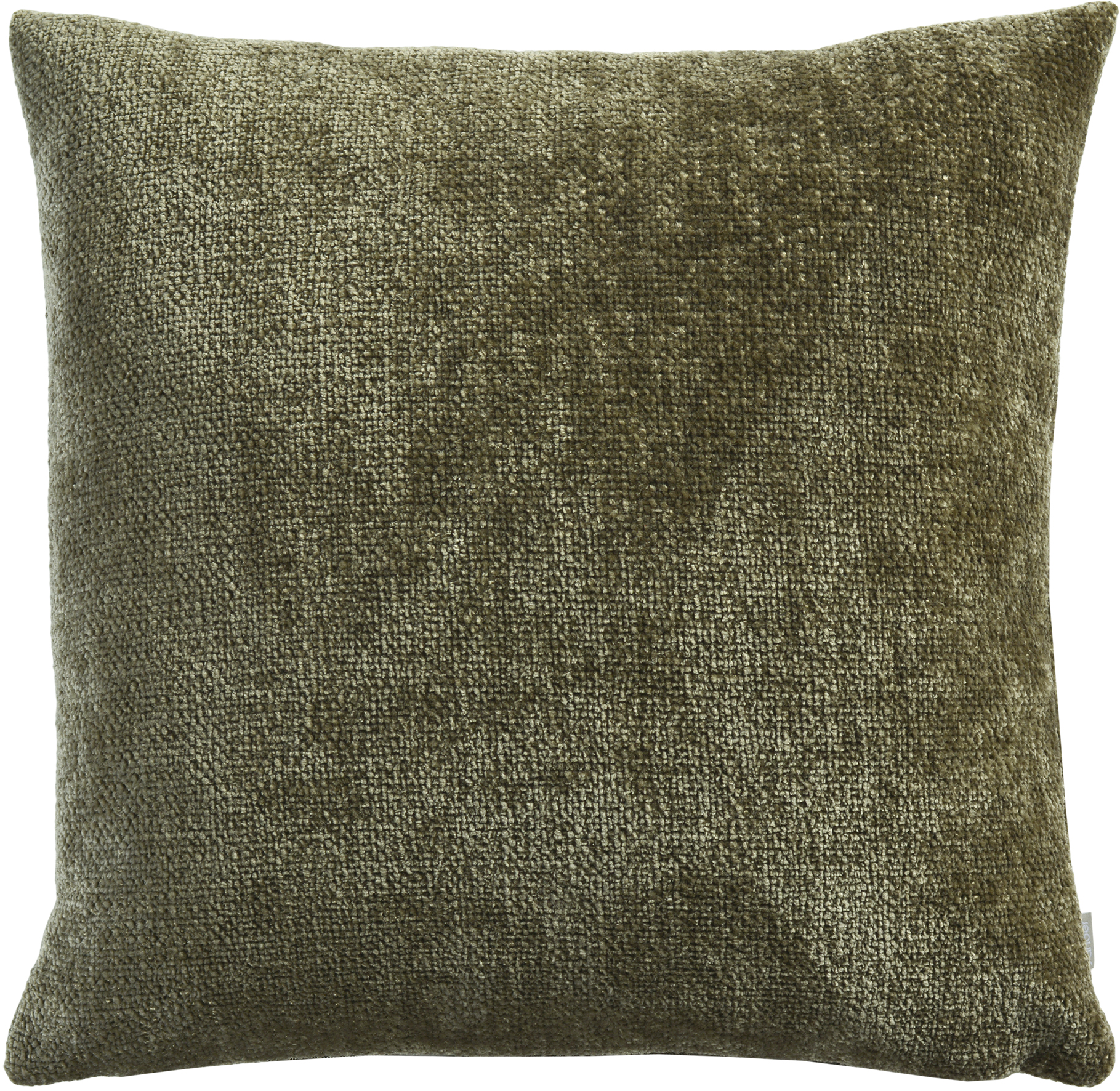 Sander Kissenhülle NOBILE ca. 45x45cm in Farbe khaki, kissen, kissenbezug, textur, flauschig, olive