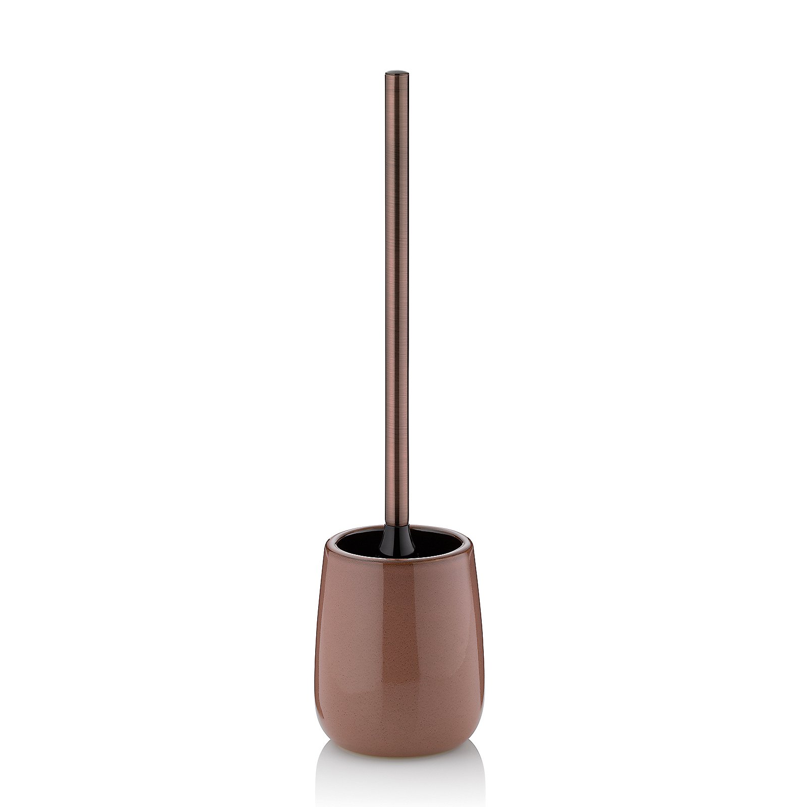 Kela Seifenspender Liana Keramik Sonstige, Toilettenbürste, Bürstenhalter, Braun, Metallisch, Badezimmerzubehör, Toilet brush, Toilettenbürste, Braun, Kunststoff, Bürstenhalter