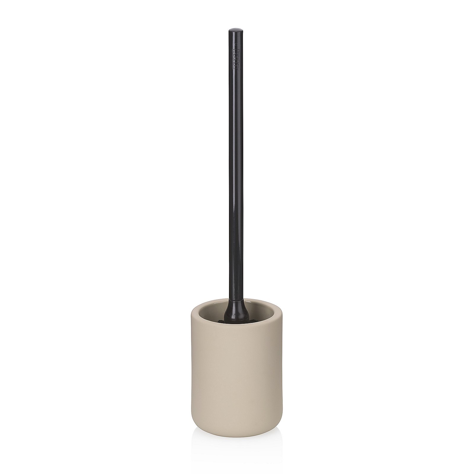 Kela WC-Garnitur SANA in Farbe Beige, Toilette-Bürste, Bürste, Halterung, Kosmetikbürste, Reinigungswerkzeug, Toilettenbürste, Bürstenhalter, Beige, Schwarz, Reinigungszubehör