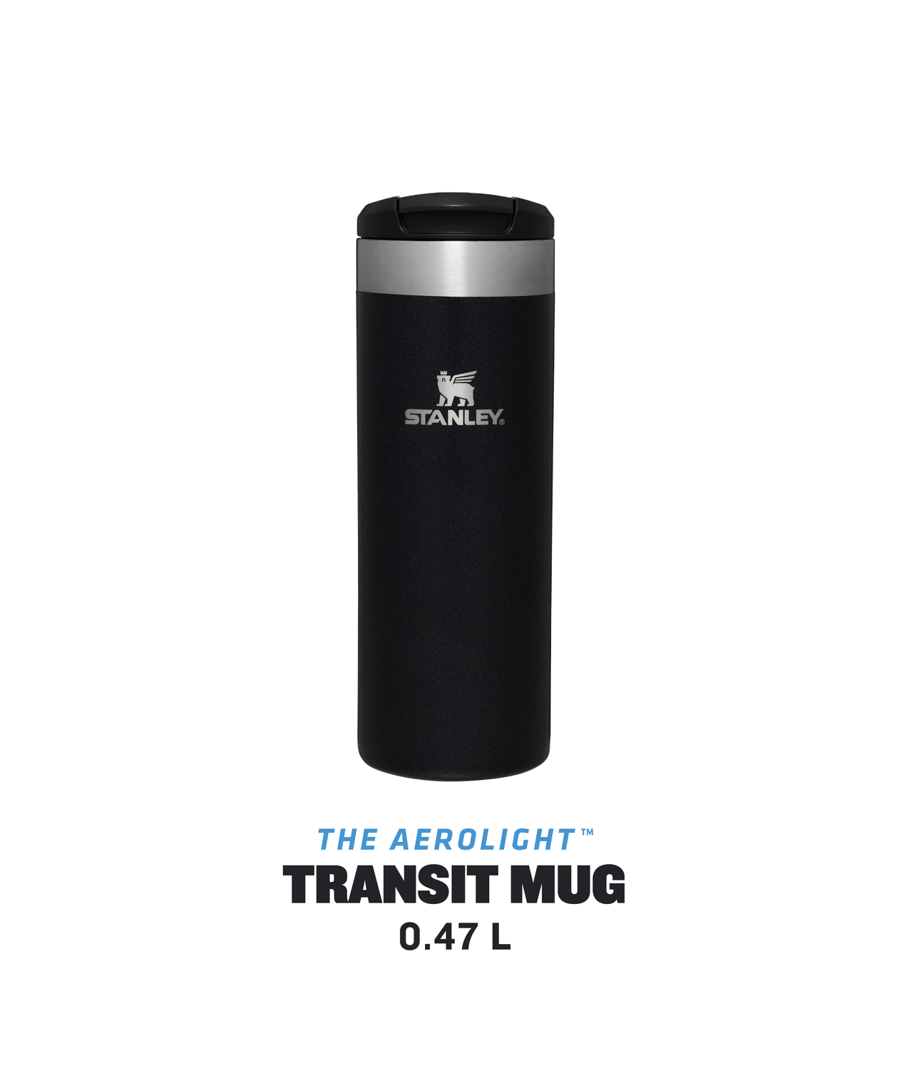 Stanley Aerolight™ Transit Bottle in Farbe Black Metallic