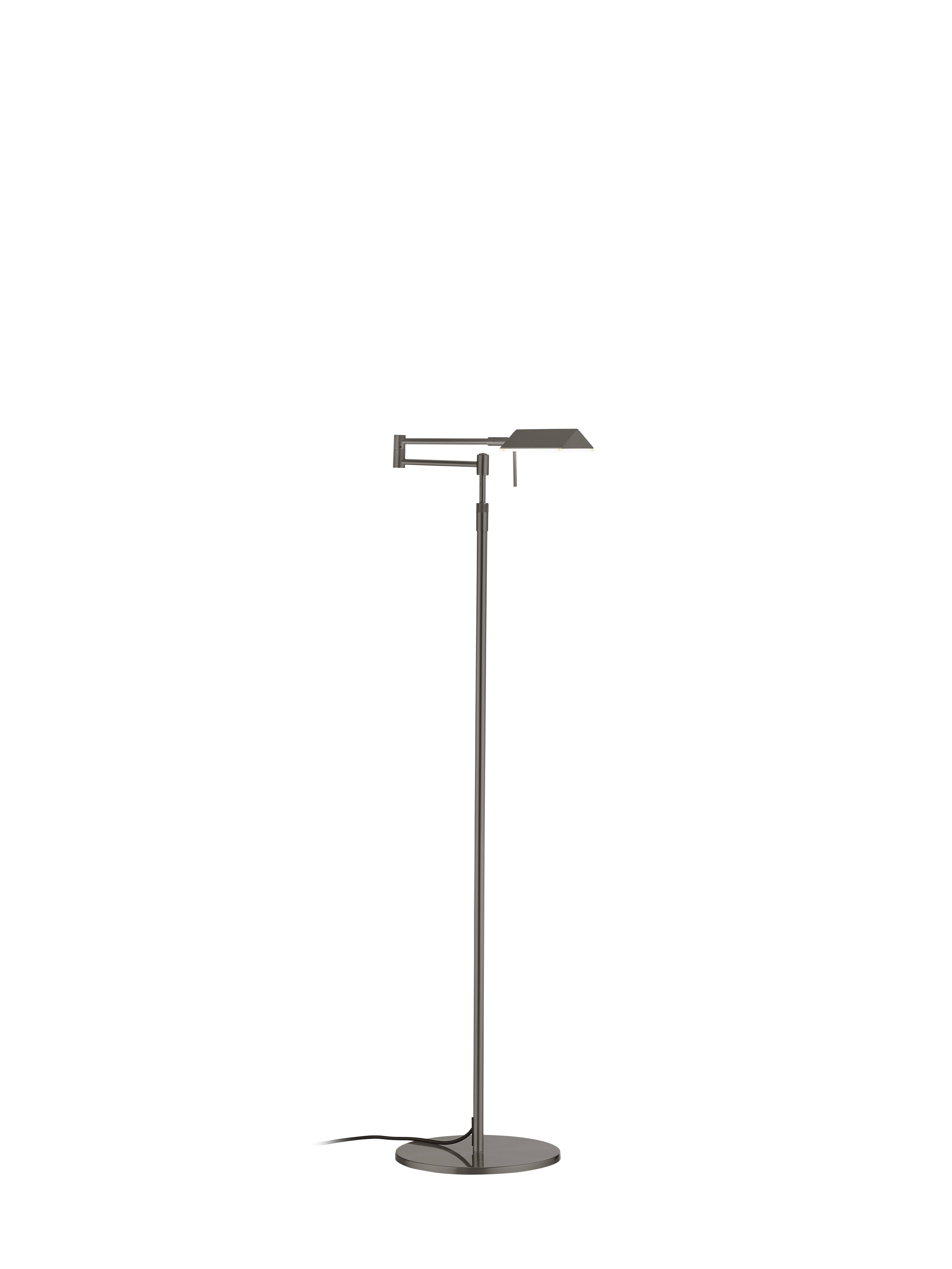 B-Leuchten LED-Stehleuchte in Bronze eloxiert