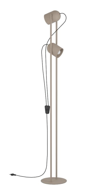 Eglo Leuchten Stehleuchte TILSTON in sandfarben, Lampe, Elektrisches Gerät, Mikrophon