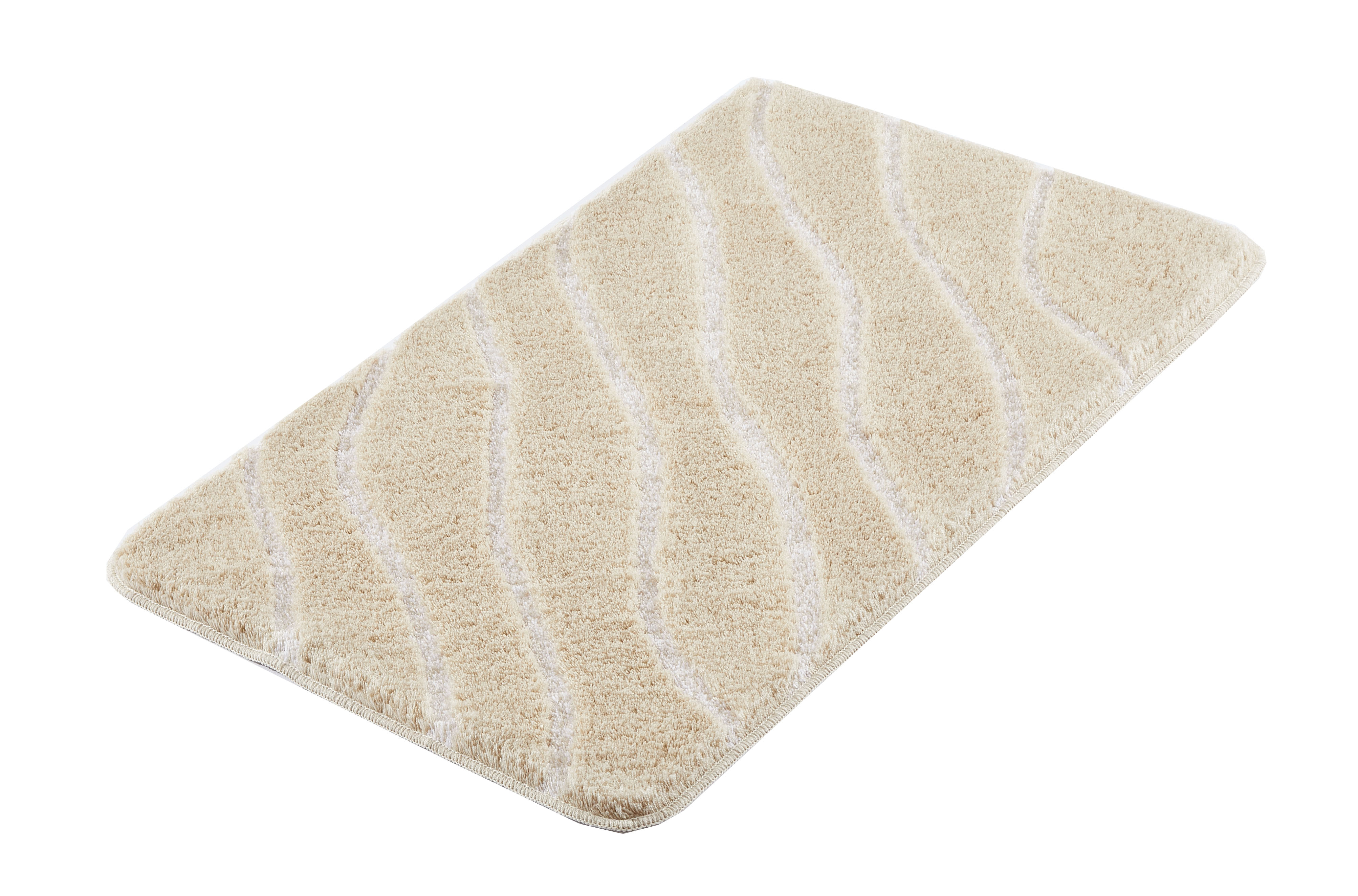 Kleine Wolke Badteppich TRAM ca. 70x120cm in Farbe Caramel