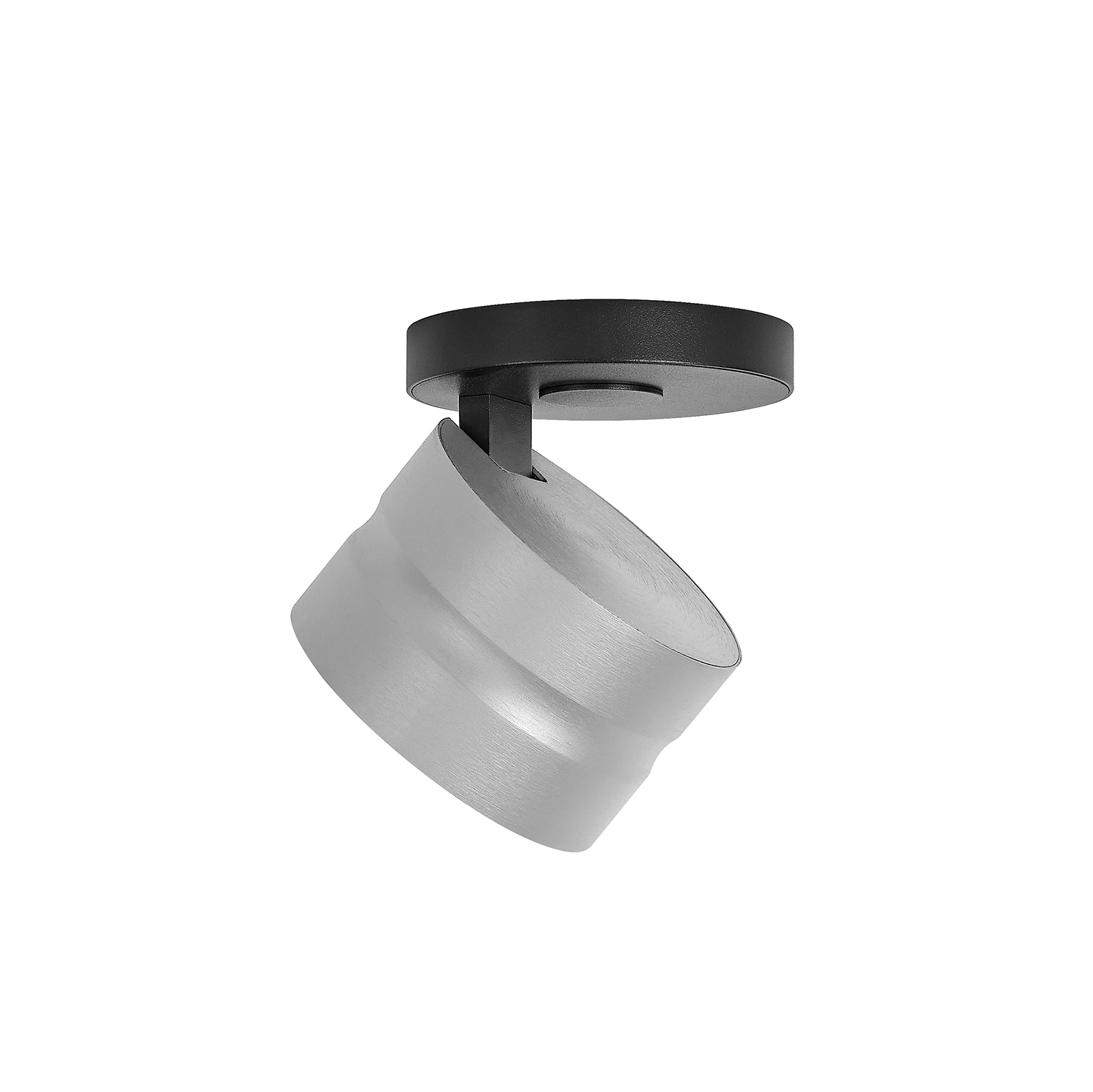 B-Leuchten LED-Deckenleuchte Durchmesser ca. 11cm, Höhe ca. 11cm in Alu eloxiert, Beleuchtung, Deckenleuchte