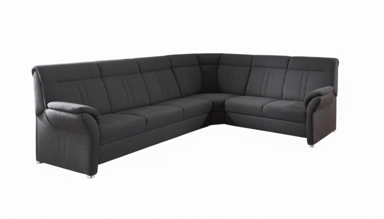 Polipol Polsterrundecke OS-PP1003 ca. 308x249cm in Stoff Vincent anthrazit, Couch, Mobiliar