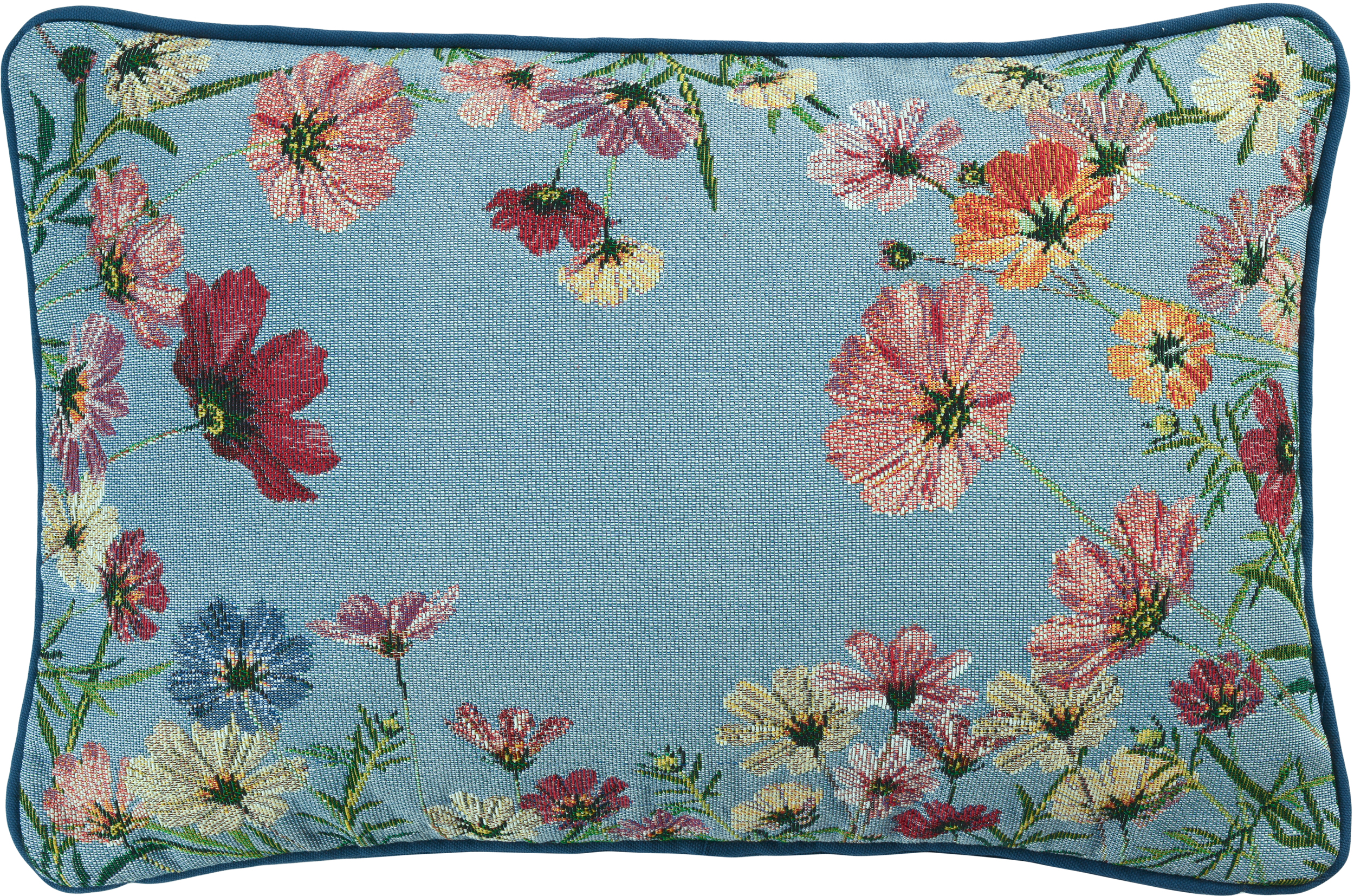 Sander Kissen gefüllt COSMEA ca. 32 x 48cm in Farbe blue shadow