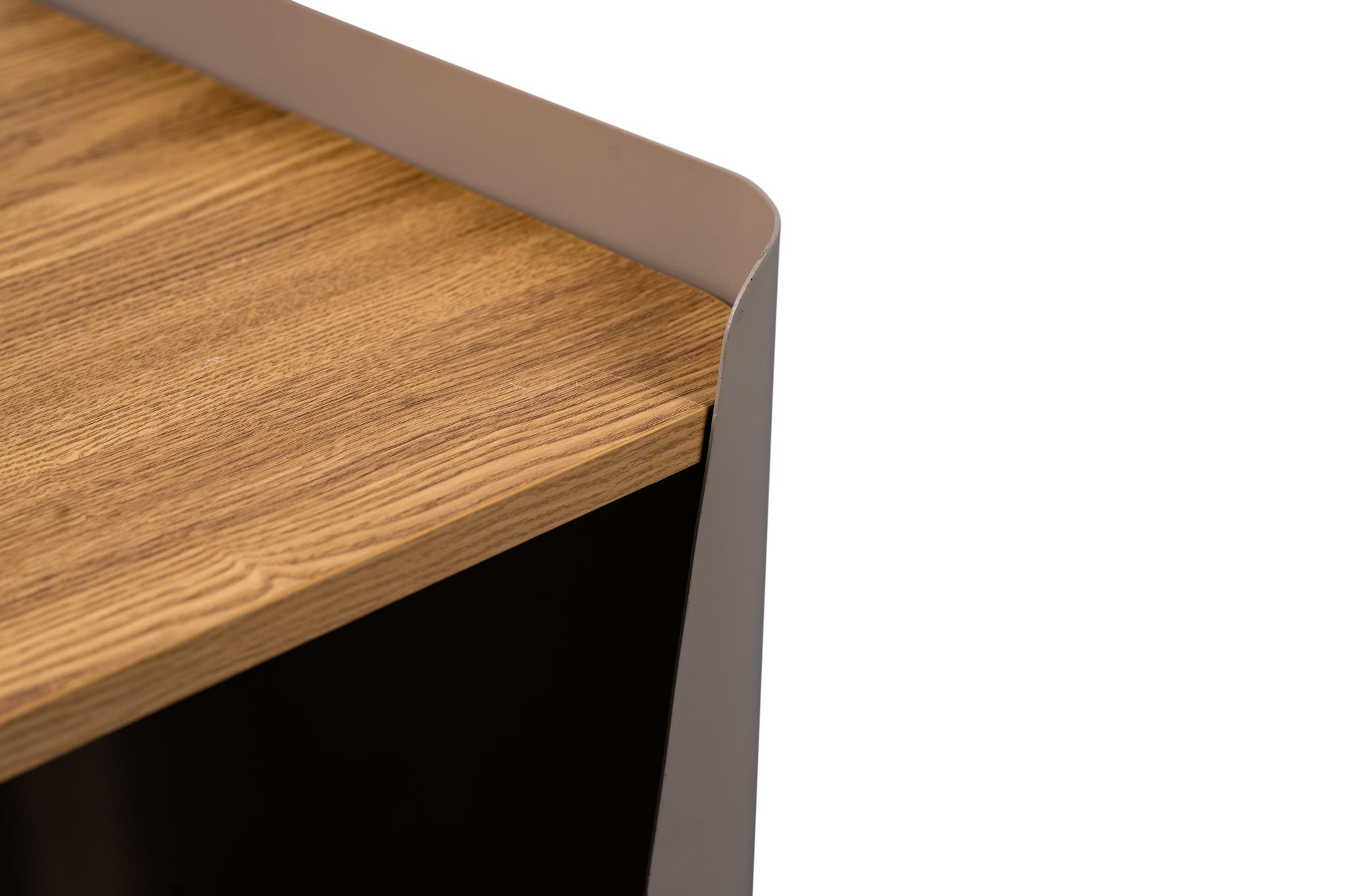 M2 Kollektion Beistelltisch SANDRO ca. B40 H48 cm in Eiche MDF Dekor 