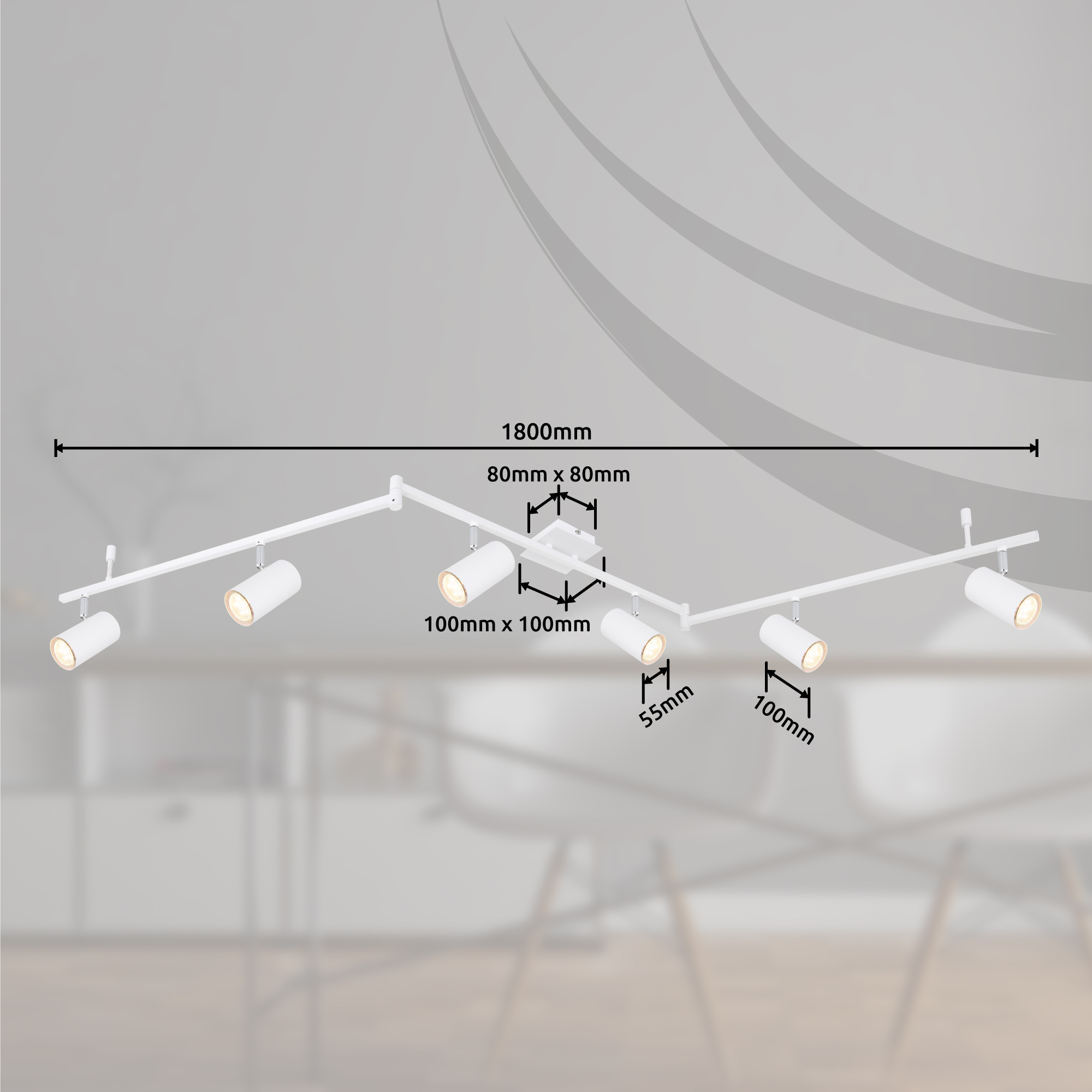 Strahler in Metall verchromt weiß Strahler in Metall verchromt weiß, deckenleuchte, spotlights, metallic, weiß, armatur