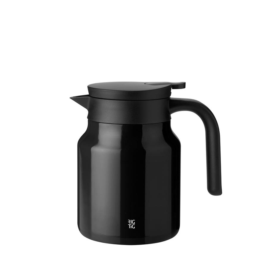 Stelton Isolierkanne THERM-IT 0,9l in Farbe black