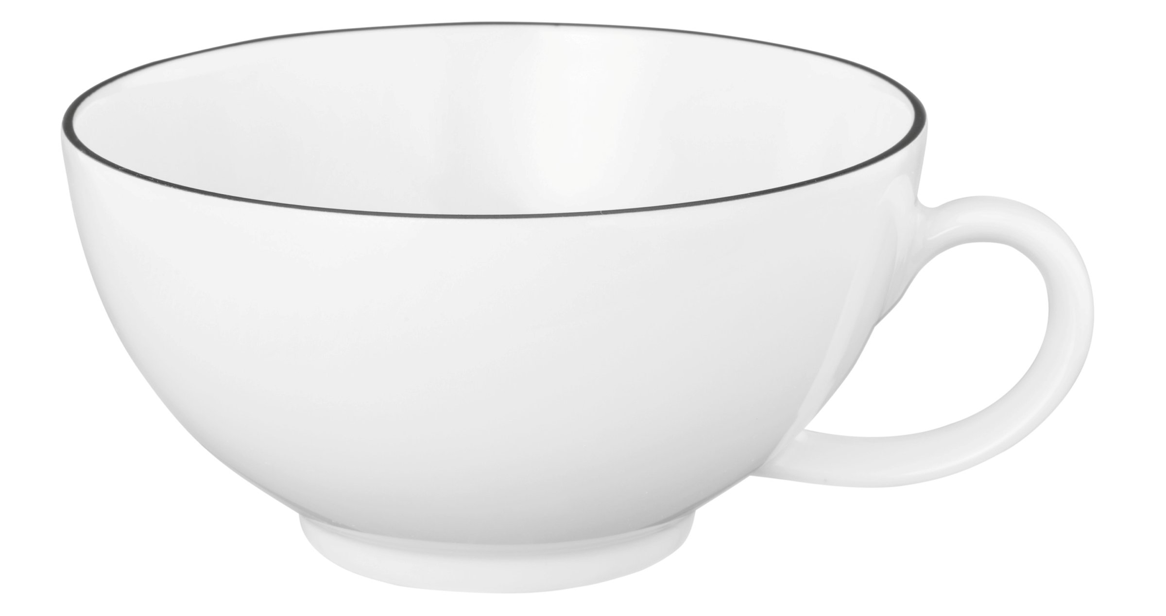 Seltmann Weiden Teeobertasse 0,20 l Lido 10826 Black Line 