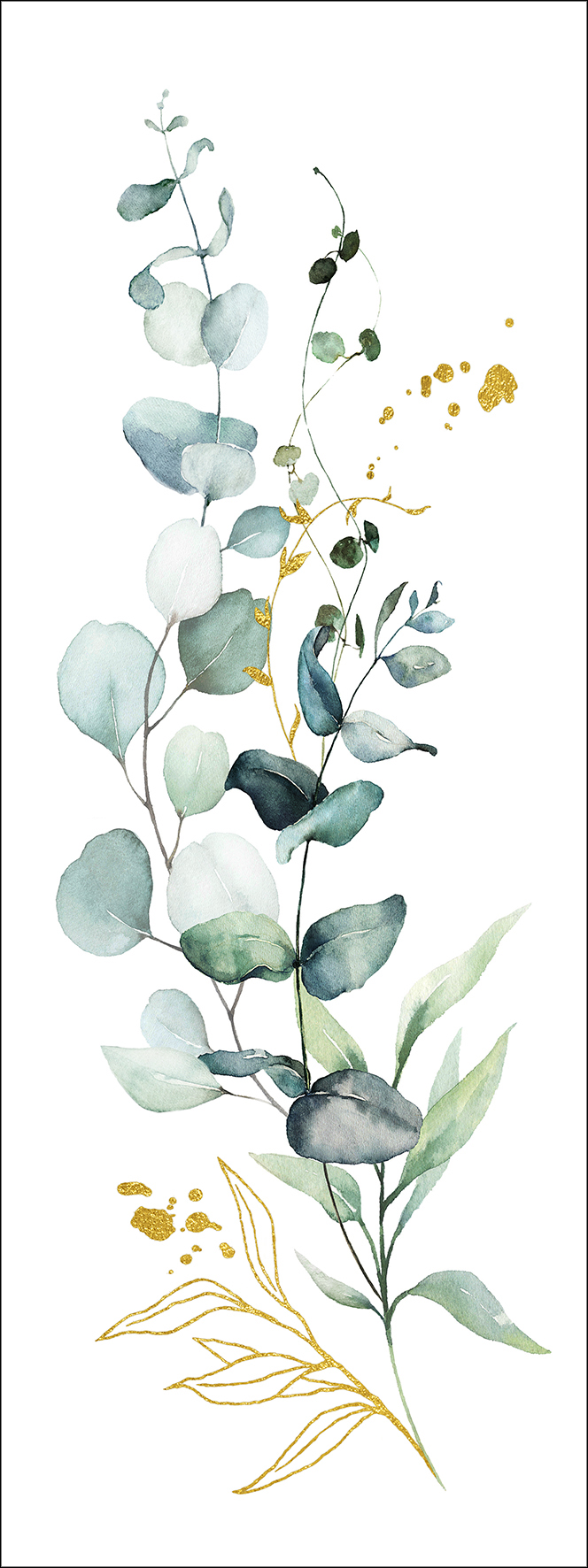 PRO ART Canvas-Art Junges Wohnen 80x30cm Eucalyptusarrangement