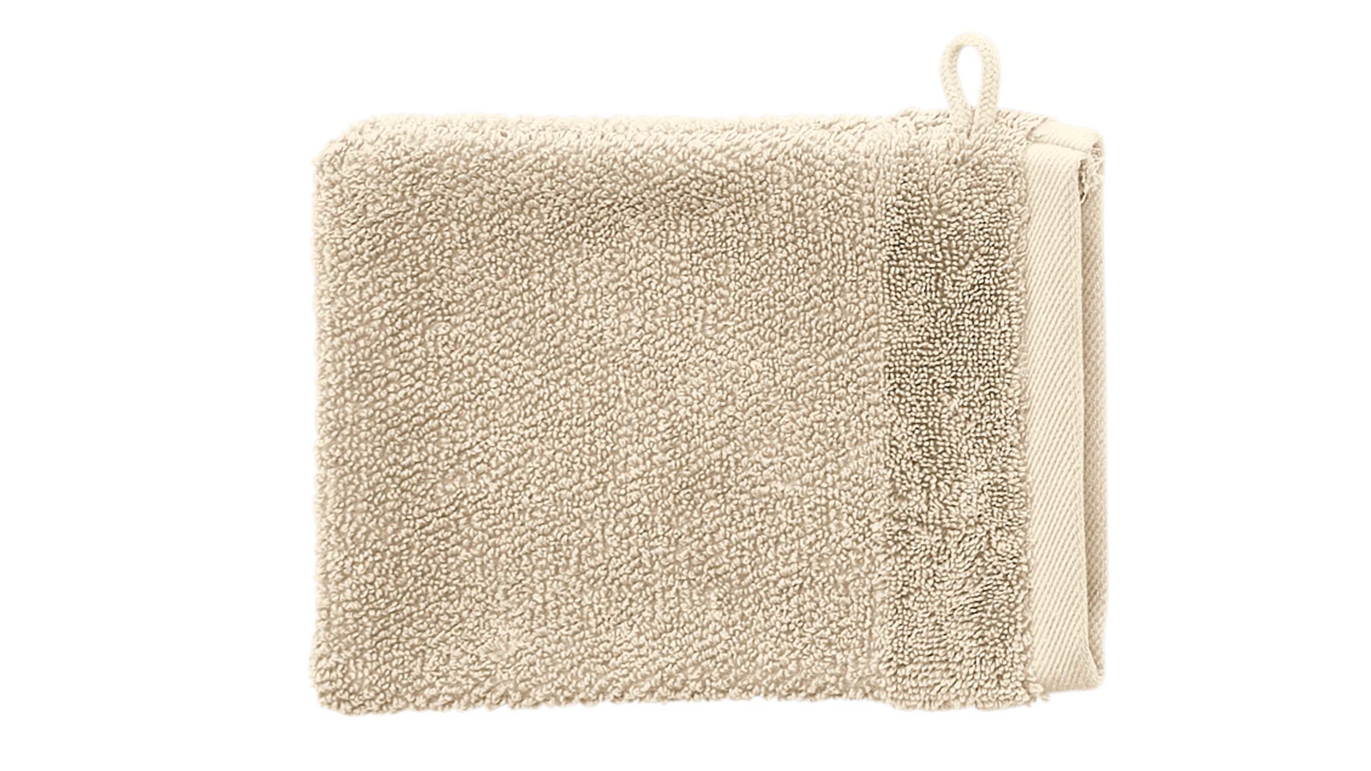 Interliving Waschhandschuh IL-9108 ca. 16x21cm in Farbe nature white