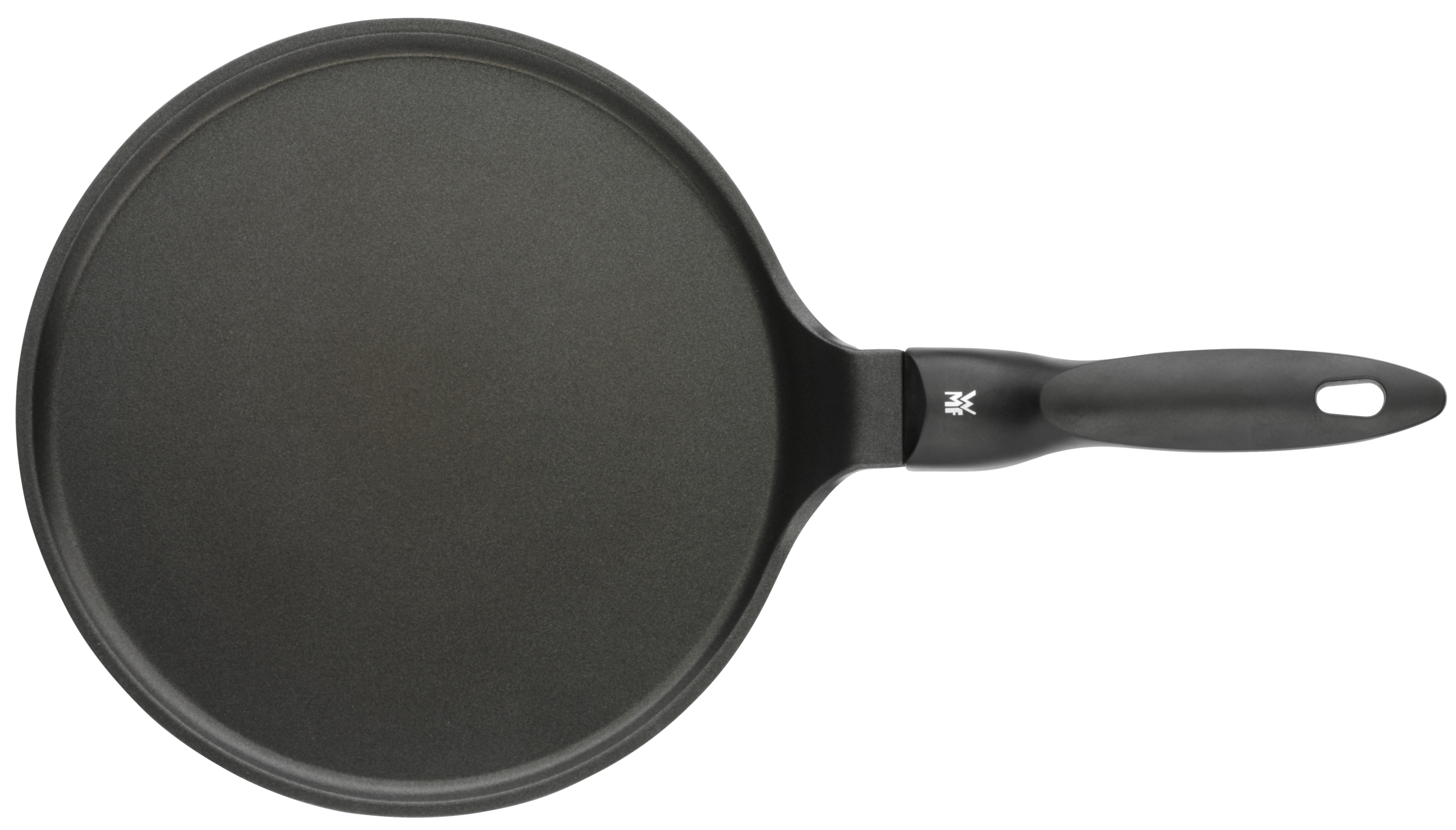 WMF Devil Crêpes-Pfanne mit Teigverteiler und Wender, 27 cm in schwarz