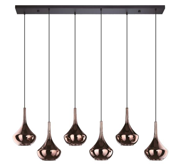 Eglo Leuchten Hängeleuchte ALMOSTER in schwarz/kupfer Eglo Leuchten Hängeleuchte ALMOSTER in schwarz/kupfer, Utensil für die Küche, Schöpfkelle