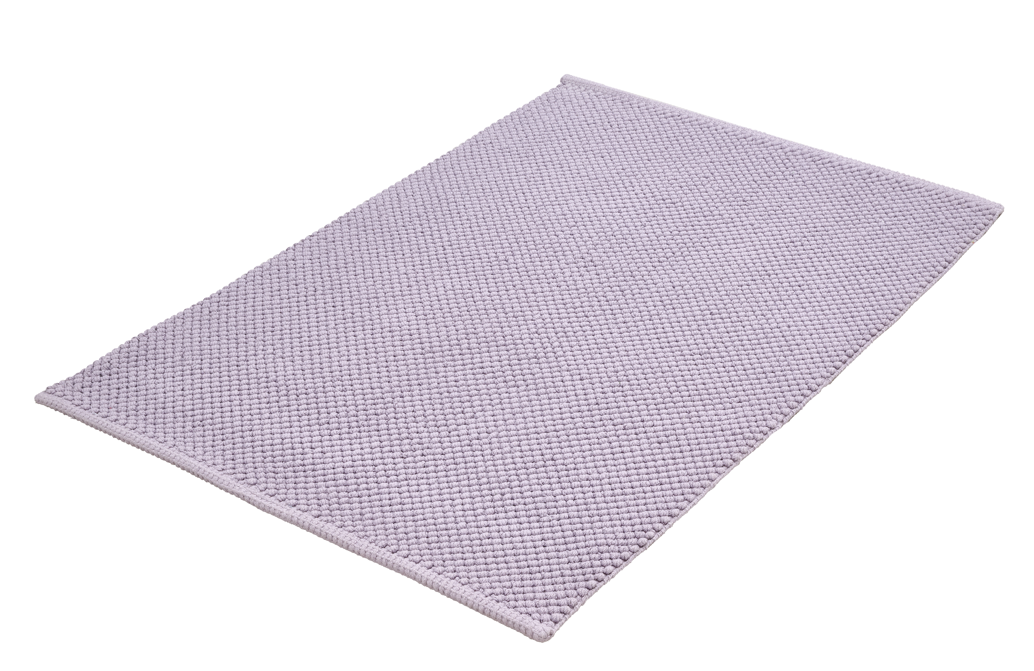 Kleine Wolke Badteppich PUNTO ca. 70x120cm in Farbe Lavendel