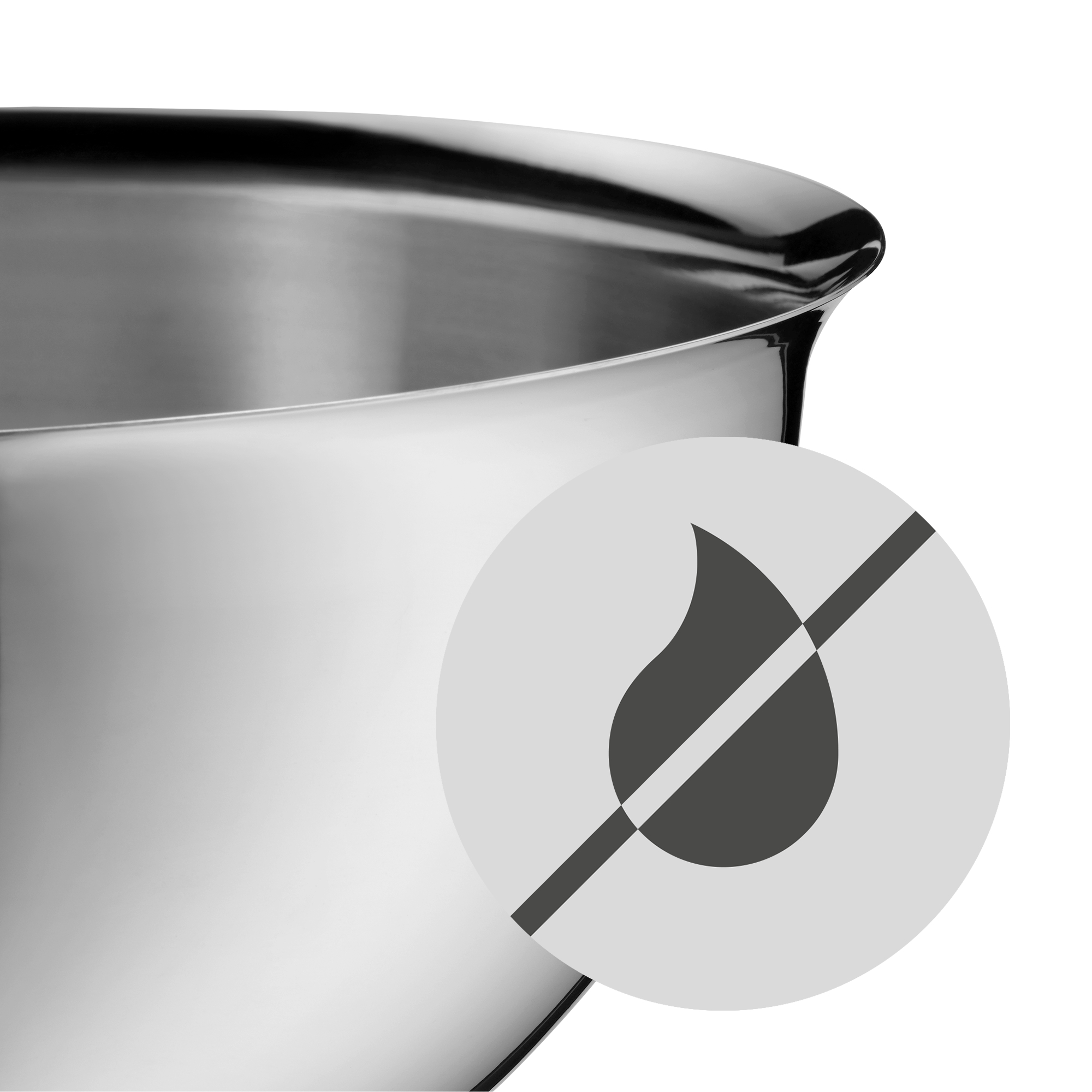 WMF Function Bowls Rührschüssel mit in Edelstahl/schwarz