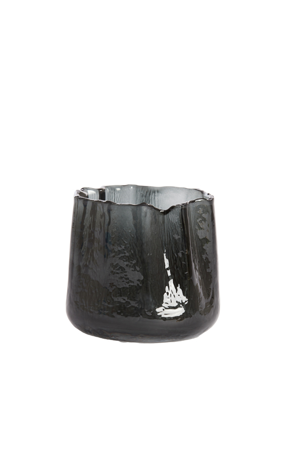 Teelicht MURADA in Glas grau