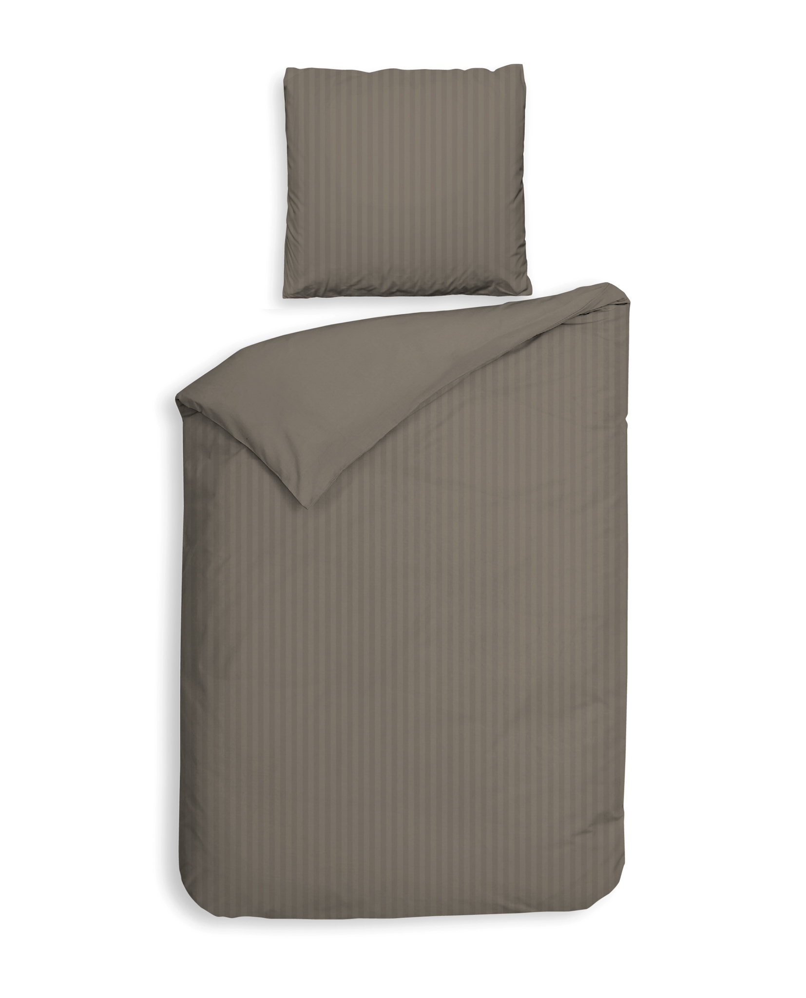 Heckettlane Bettwäsche ca. 155x220cm in Farbe Taupe-Grey