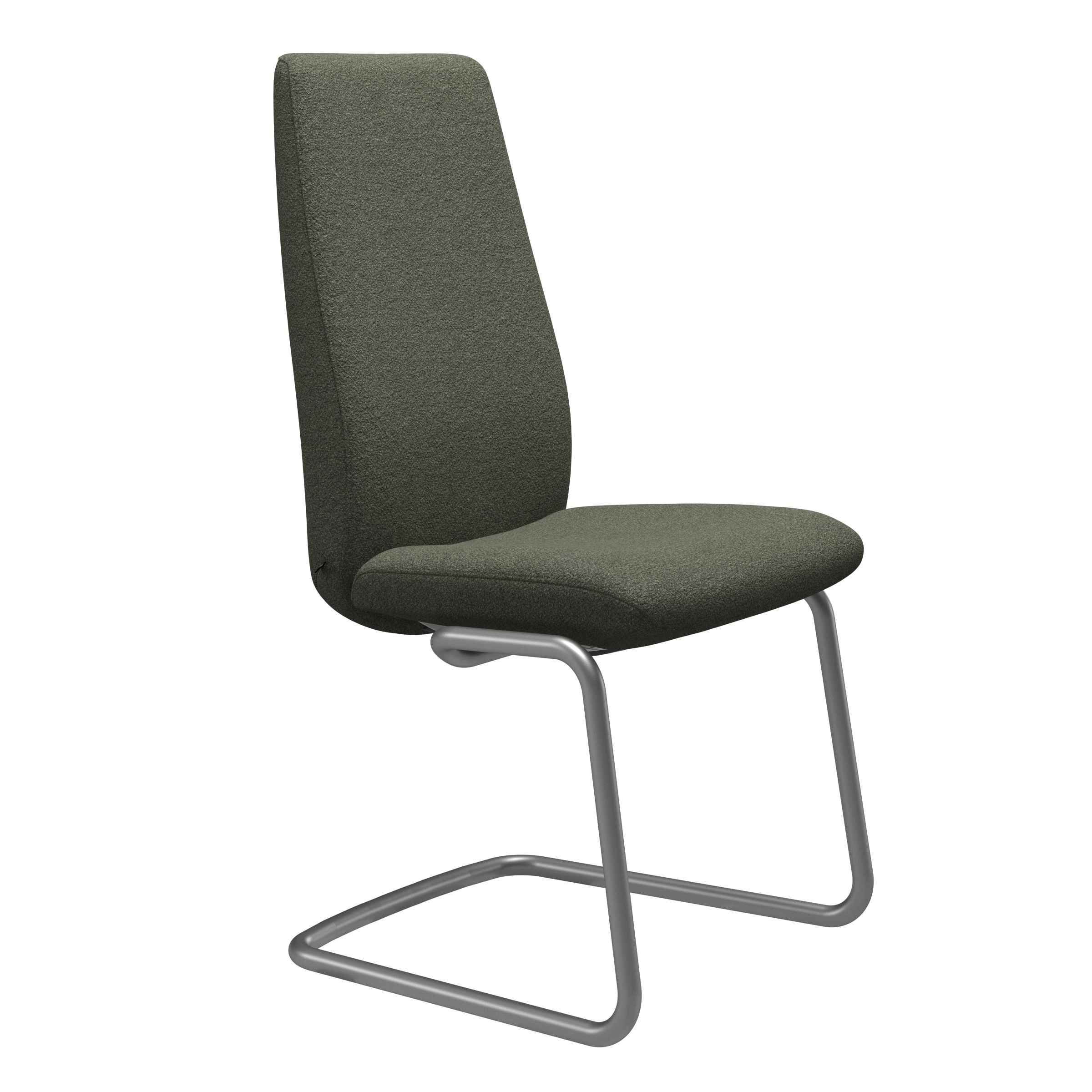 Stressless Stuhl Laurel (L) Stoff grün Gestell Chrom matt D400 High Back