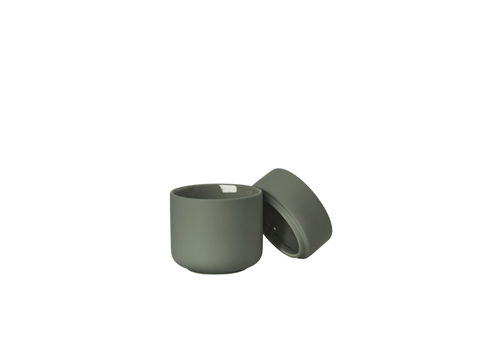 Zone Denmark Gefäß mit Deckel 8,3 cm in Farbe olive green