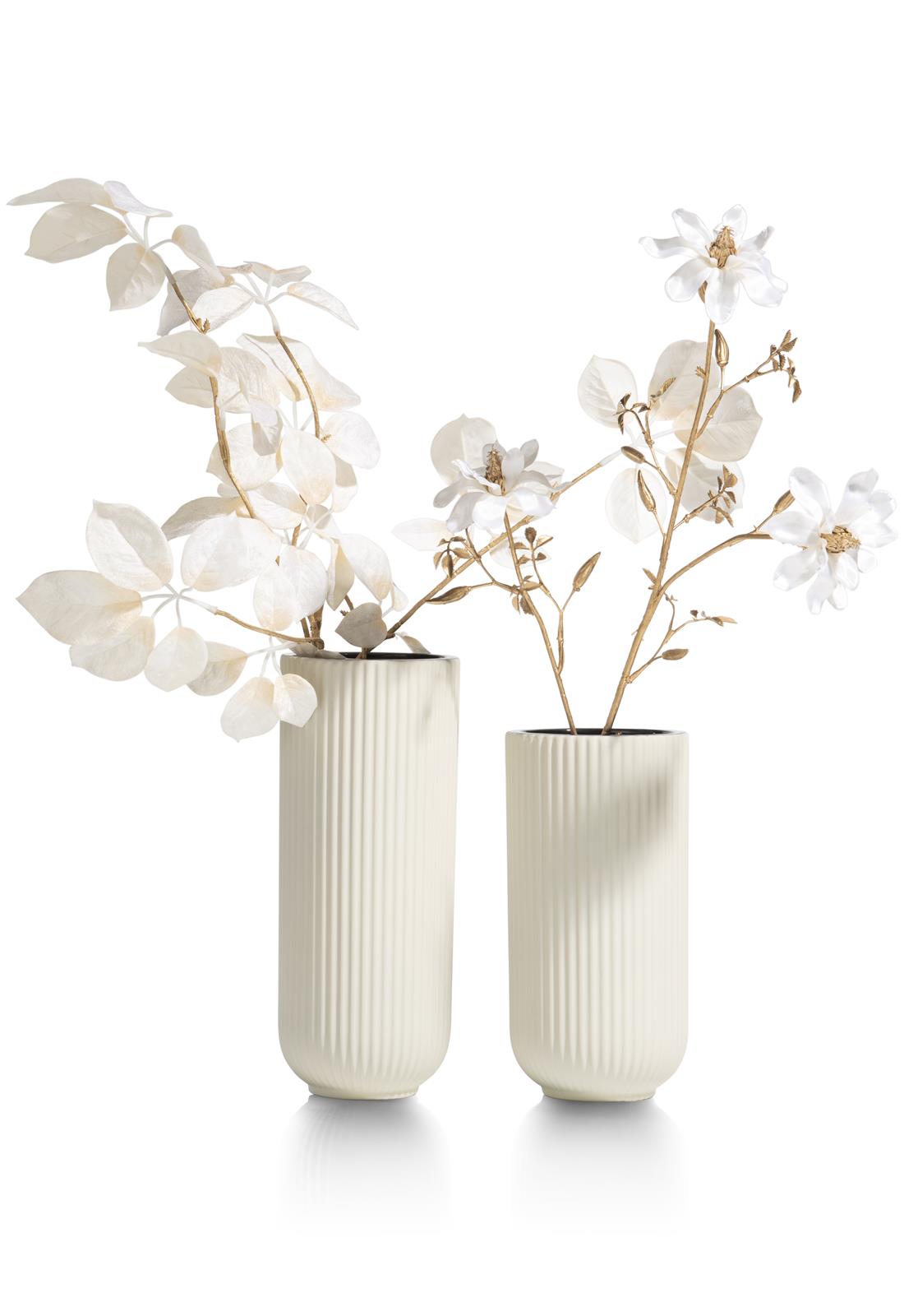 Coco Maison Vase Haley H29cm 48251-WIT