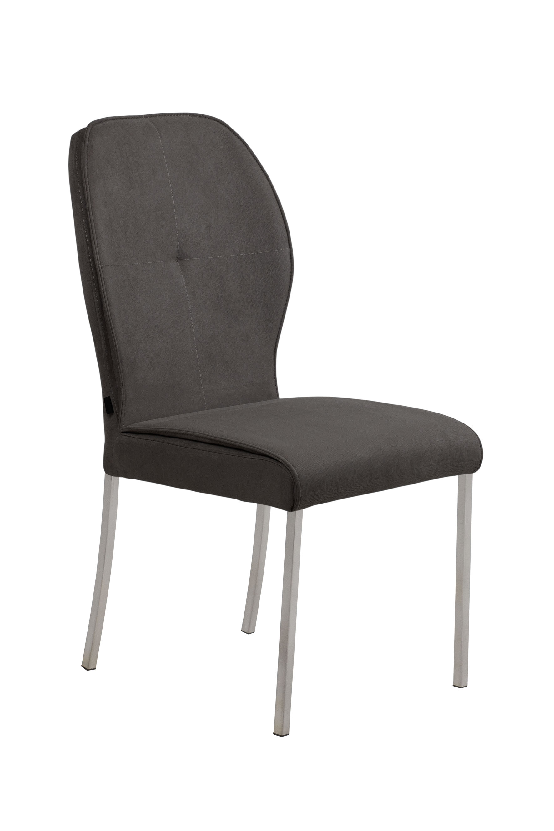Interliving Stuhl IL5104 in Sitz Microfaser anthrazit/Edelstahl Interliving Stuhl IL5104 in Sitz Microfaser anthrazit